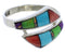 Sterling Silver Multicolor Jewelry Ring Size 6-1/2 VX36431